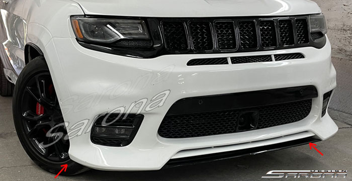 Custom Jeep Grand Cherokee  SUV/SAV/Crossover Front Bumper (2011 - 2021) - $1190.00 (Part #JP-030-FB)